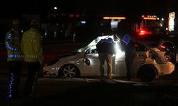 Mamak'ta Takla Atan Otomobil TIR Şoförüne Çarptı: Sürücü Öldü