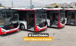 Ankara’da EGO Filosuna 10 Yeni Otobüs Daha Katıldı
