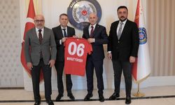 Gençlerbirliği'nden Ankara Emniyet Müdürü Maksut Yüksek'e Tebrik Ziyareti