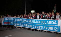 Sumud Filosuna Yapılan Saldırı Ankara’da Protesto Edildi