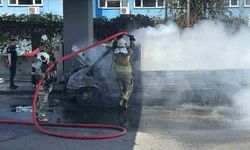 Altındağ’da Seyir Halindeki Kamyonet Alevlere Teslim Oldu
