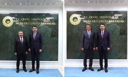 Murat Kurum Haymana ve Gölbaşı Belediye Başkanlarını Kabul Etti