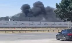Ankara’nın Gölbaşı İlçesindeki Alçı Fabrikasında Yangın Çıktı