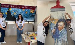 Sincan’da Öğrencilerden Van Gogh Temalı Geri Dönüşüm