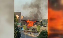 Ankara Çankaya'da Satış Ofisinde Korkutan Yangın