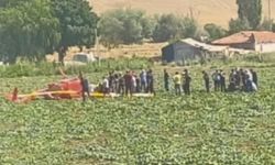 Ankara Temelli'de Helikopter Tarlaya Düştü: 2 Kişi Yaralandı