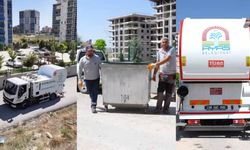 Beypazarı'nda Ayaş Desteğiyle Çöp Konteynerleri Dezenfekte Ediliyor