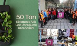 Çankaya Belediyesi 50 Ton Elektronik Atığı Geri Dönüştürdü
