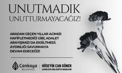 Çankaya Belediyesi'nden 2 Temmuz Madımak Anma Mesajı