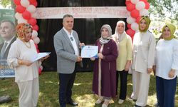 Çubuk’ta Üreten Kadınlara Belgeleri Çubukabad Parkı’nda Verildi