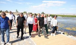 Ertuğrul Çetin Gümüşoluk Göleti’ndeki Çalışmaları Sahada Denetledi