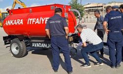 ABB'den Beypazarı'ndaki 59 Mahalleye Su Tankeri Desteği