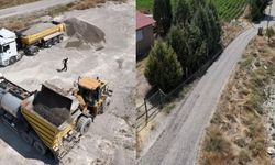 Yeşilaağaç Mahallesi'nde Ulaşımı Rahatlatacak Asfalt Çalışması