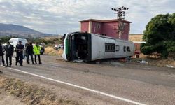 Tekirdağ'dan Kayseri'ye Giden Otobüs Ankara Yolunda Devrildi: 41 Yaralı