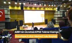 Ankara’da KPSS Adaylarına 60 Saatlik Tekrar Kampı Başladı