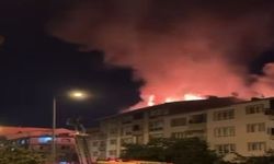 Ankara Etimesgut’ta Apartmanın Çatısında Yangın Çıktı