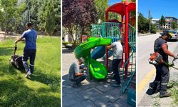 Kahramankazan’da Park ve Yeşil Alanlara Bakım