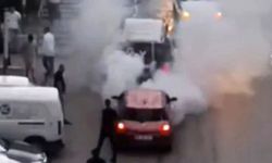 Keçiören'de Patinaj Çekerek Trafiği Duman Altında Bırakan Sürücüye Ceza