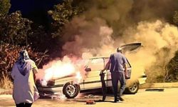 Ankara Pursaklar’da Seyir Halindeki Araç Alevlere Teslim Oldu