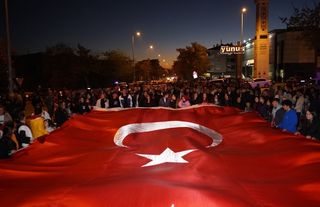 Polatlı'da 'Cumhuriyete Saygı Yürüyüşü' Coşkusu