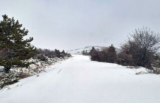 Ankara Beypazarı’nda Kar Kalınlığı 10 Santimetreyi Buldu