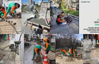 Çankaya’da Bakım ve Yenileme Çalışmaları Devam Ediyor