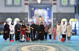 Altındağ’da Bayram Öncesi Camilere Kadın Eli Değdi