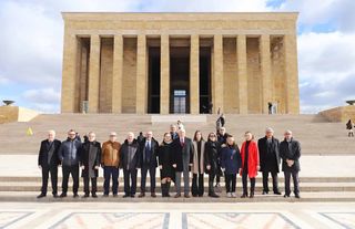 Ankara Kitap ve Kırtasiyeciler Odası’ndan Anıtkabir’e Anlamlı Ziyaret