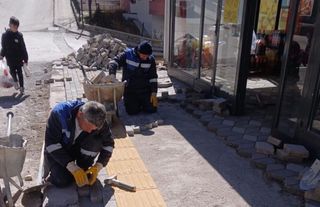 Altındağ’da Kaldırımlar Yenileniyor, Yaya Güvenliği Artıyor