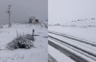 Ankara Beypazarı Nisan Ayında Beyaza Büründü