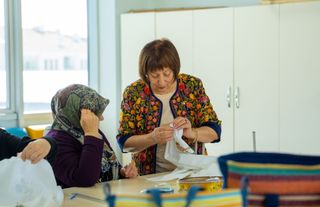Gölbaşı’nda Atık Malzemeler Tezgahta Hayat Buldu
