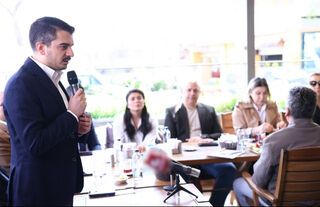 Hüseyin Can Güner Bahçelievler Esnafıyla Bir Araya Geldi