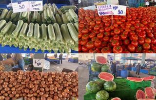 Karapürçek Semt Pazarında Tezgahlarda Bahar Hareketliliği