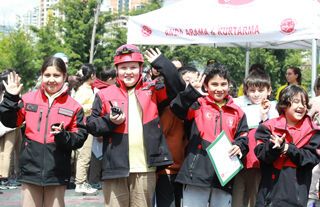 Keçiören’de Şehit Erdinç Aydın İlkokulu Öğrencilerine Uygulamalı Afet Eğitimi