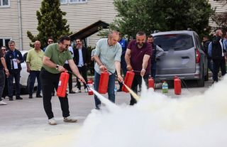 Çankaya Belediyesi’nde 430 Personele Yangın Eğitimi ve Tatbikat