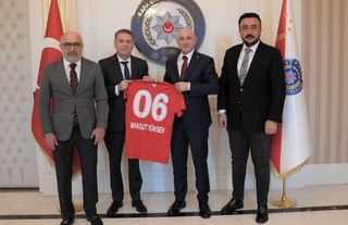 Gençlerbirliği'nden Ankara Emniyet Müdürü Maksut Yüksek'e Tebrik Ziyareti