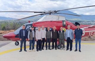 Nallıhan’da Orman Yangınlarına Karşı Helikopterli Hazırlık