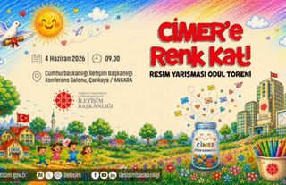CİMER’e Renk Kat Resim Yarışması Ödül Töreni 4 Haziran’da Yapılacak