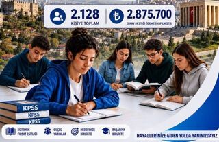 Ankara'da KPSS Adaylarına 2,8 Milyon Liralık Destek