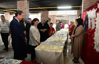 Beypazarı'nda El Sanatları Sergisi Ziyaretçilerini Ağırlıyor