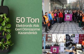 Çankaya Belediyesi 50 Ton Elektronik Atığı Geri Dönüştürdü