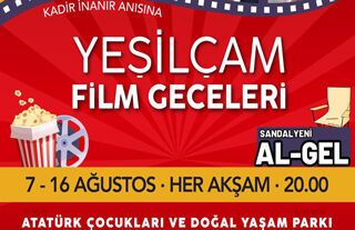 Ankara’da Kadir İnanır Anısına Açık Havada 10 Gün Boyunca Ücretsiz Film Gösterimi