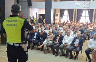 Şoför Esnafı Beypazarı'nda Güvenli Sürüş Eğitimi için Bir Araya Geldi
