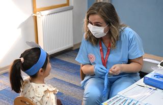 Altındağ’da Kreş Öğrencilerine Ücretsiz Diş Taraması