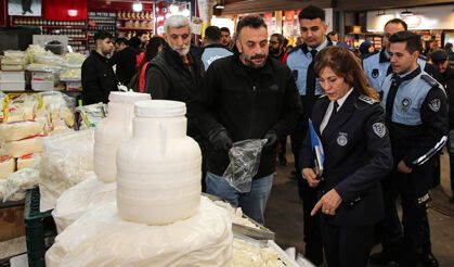 Ulus Hali’nde Ankara Zabıtasından Denetim, Hijyen Kuralına Uymayanlara Ceza