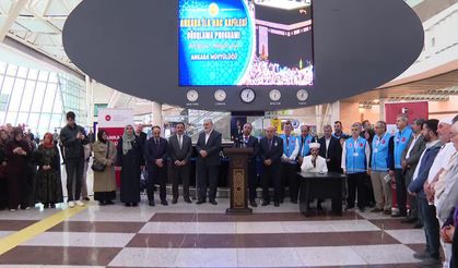 Ankara’da Hac Yolculuğu Başladı: Esenboğa’dan İlk Kafile Dualarla Uğurlandı