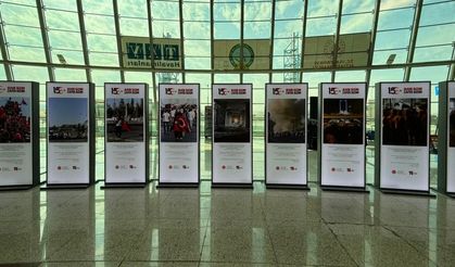 Esenboğa Havalimanı'nda 15 Temmuz Fotoğraf Sergisi Ziyarete Açıldı