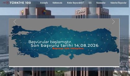 TOBB, Türkiye 100 Programı için Başvuruları Almaya Başladı