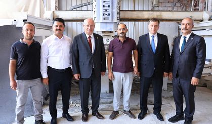 Gürsel Baran'dan Gölbaşı'nda Doğaltaş ve Mermer Mesaisi