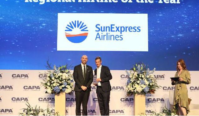 SunExpress ‘Yılın Bölgesel Hava Yolu’ Ödülünü Kazandı